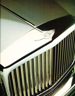 1987 Bentley Original Sales Brochure Mulsanne Turbo R Eight 