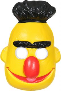 Childs Sesame Street Bert Halloween Costume PVC Mask