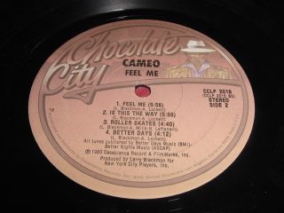 Cameo Feel Me 12 LP R B Funk Chocolate City