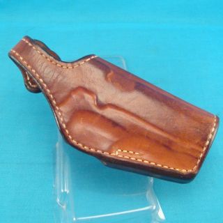 BIANCHI #19AL Brown Leather Holster Colt Gov 380/Mustang/SIG 238 RH 