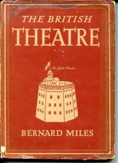 Bernard Miles The British Theatre Rare Signed Book Owned By Tennessee 