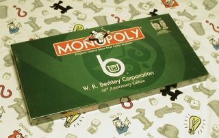 Monopoly W R Berkley Private Edition New Sealed Gift Quality