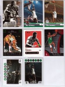 Bill Russell Set Lot 17 Different Cards