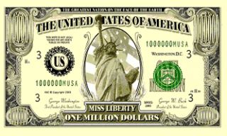 3x5 Million Dollar Bill Flag $1 000 000 Banner 3X5