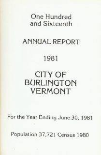   vermont 1981 description signed by mayor bernie sanders on the