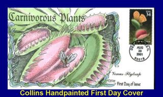 Collins Hand Painted 3528 31 Carnivorous Plants Set 4