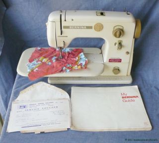 Bernina Minimatic 707 Sewing Machine Case Manual Accessories