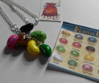 Bertie Botts Every Flavour Jelly Beans Necklace,Harry Potter sweet 