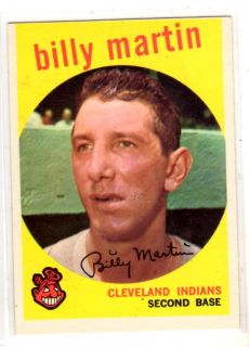 1959 Topps 295 Billy Martin Priced to Sell