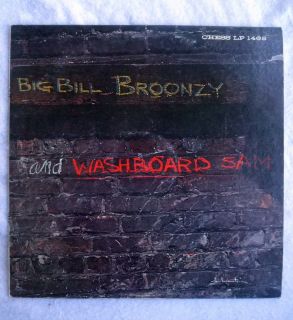 Big Bill Broonzy Washboard Sam Chess Mono Black Label Original Blues 