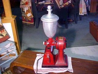   Antique Electric Hobart Porcelain No. 184250 Store Coffee Grinder Mill