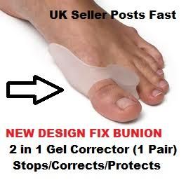   in 1 Bunion Corrector & Toe Straighteners Toe Gel Pain Relief (Pair