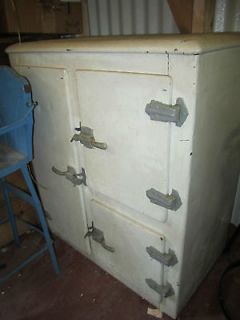 antique ice box vintage l k  329