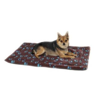 Slumber Pet Dog Crate Mat Pawprint Berber Soft Thermal Lining for 