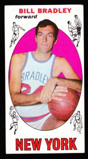 1969 70 Topps 43 Bill Bradley Knicks Rookie