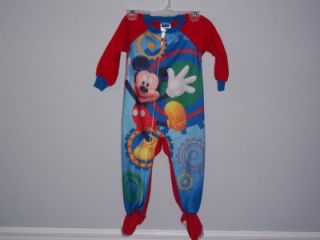 Disney Boys Mickey Mouse Pajamas Sz 24 Months Cute