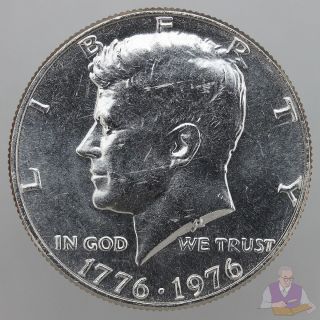 1976 Kennedy Half Dollar BU Bicentennial Clad US Coin
