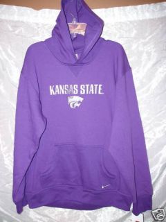 Nike Kansas State Wildcats Wildcat XL x Large Mens Hooded Sweatshirt 