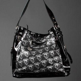 Licensed Betty Boop Black Diaper Travel Shopper Medium Tote Handbag 