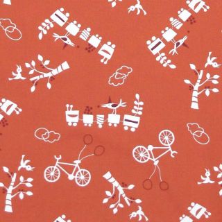 Sevenberry Bicycles Rust by The 1 2 Yard Japanese Import
