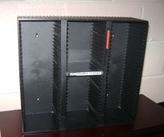 Black Laserline CD 90 Wall Unit Storage Rack Jewel Case Holder 