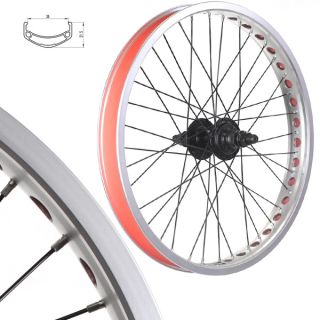 BMX Bike Wheels Wheelset Narrow Rims Silver