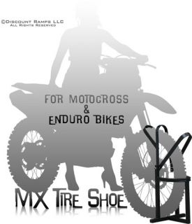 MX Motocross Wheel Chock Motorcycle Tire Cycle Shoe MSW 1