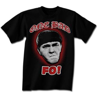 The Three Stooges One Bad Moe FOE Sizes Small 3XL