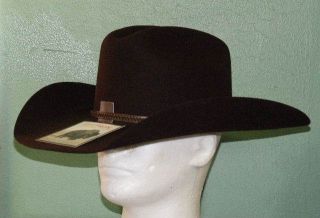 Stetson 4X Buffalo Felt Big Flats Cowboy Western Hat
