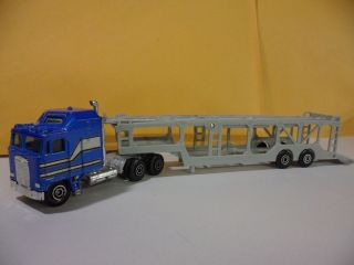 Yatming Tractor Trailer Big Rig Toy Truck Car Carrier Holds Matchbox 
