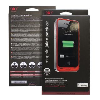 Mophie Juice Pack Air Rechargeable Battery Case for Apple iPhone 4S 4 