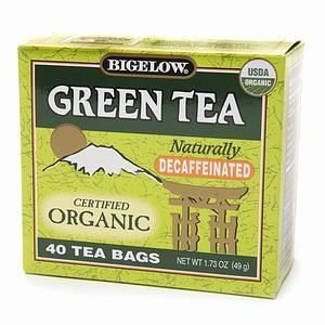 Bigelow Organic Decaffeinated Green Tea 40 ea