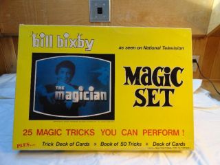 Vintage Bill Bixby The Magician Magic Set in Box