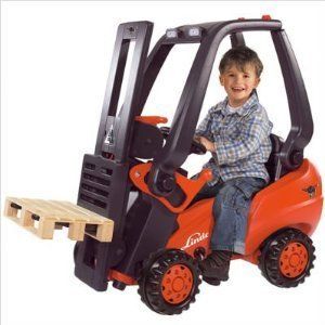 Big Toys Kids Ride on Working Forklift Truck Indoor Outdoor Pedal Car 