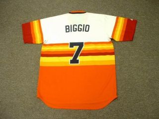 Craig Biggio Houston Astros Throwback Home Jersey Large