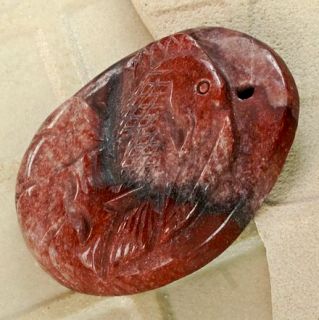 type carved pendant bead stone name red biggs jasper gemstone stone 