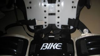 schutt football shoulder pads with bike rib back pads jr blockerx 