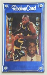 1994 Chris Webber Rookie Gold Foil Sports Stars Card