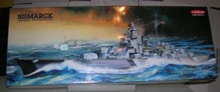 kangnam 1 600 bismarck german battleship model kit unassembled 