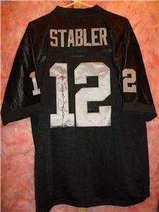 Ken Stabler Signed Oakland Raiders Jersey PSA DNA Authentic Super Bowl 