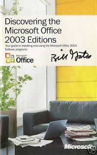 Bill Gates Signed Autograph Microsoft Billionare Look