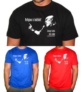 George Carlin T Shirt Bill Hicks Religion bullshit NWO