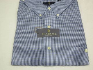 Bill Blass Premium Gingham Mens Shirt Size 3XL
