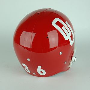1969 Heisman Winner Steve Owens Oklahoma F s Helmet
