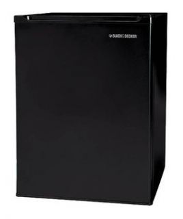 Black Decker 2 7 CU ft Compact Refrigerator Black BCF27B