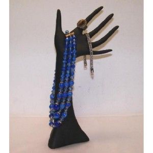 large hand display black 13 bracelet jewelry holder