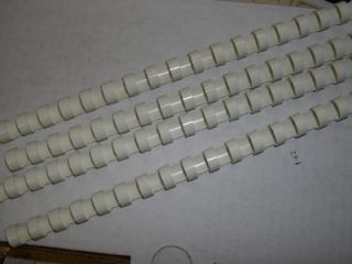 Binder Binding Combs Plastic 100 White 1 2 inch 19 Tab