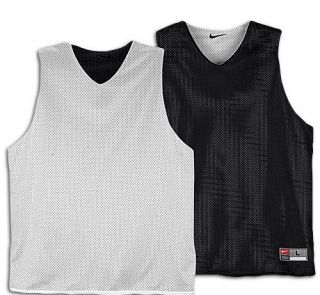 Nike Black Reversible Basketball Jersey Practice Mesh Large