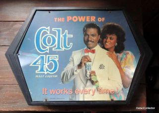   45 Lighted Beer Bar Sign Billy Dee Williams Hip Hop Advertising