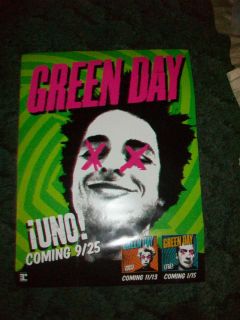 Green Day Uno Poster Billie Joe Armstrong 18 by 24 Brand New Promo NR 